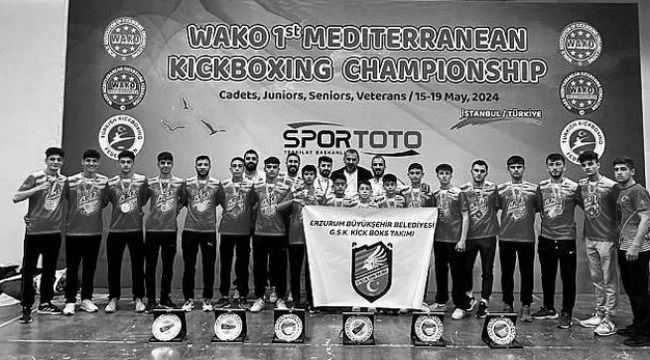 Erzurum'un Kick Boks takımından bir başarı daha